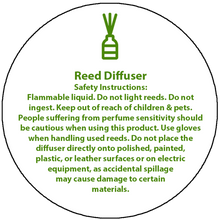 Load image into Gallery viewer, Reed Diffuser Safety Labels