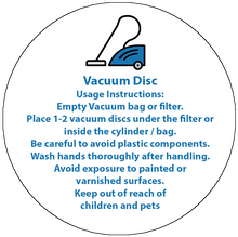 Load image into Gallery viewer, Hoover Disc Instruction/Warning Labels